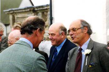 Portmahomack; with Prince Charles